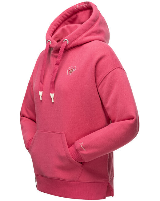 Navahoo Goldfee felpa con cappuccio da donna, rosa