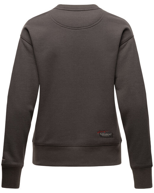 Navahoo Zuckerschnecke felpa da donna , grigio scuro