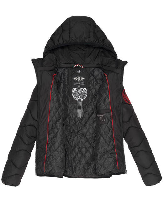 Navahoo Key Color giacca invernale da donna con cappuccio, navy