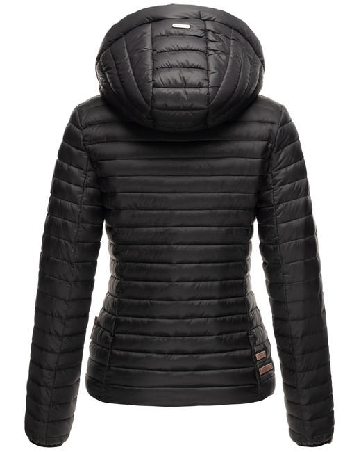 Marikoo Lowenbaby giacca di transizione da donna con cappuccio, nera