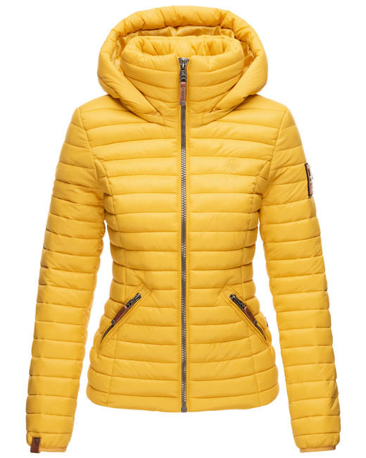 Marikoo LOWENBABY giacca transitoria da donna con cappuccio, gialla