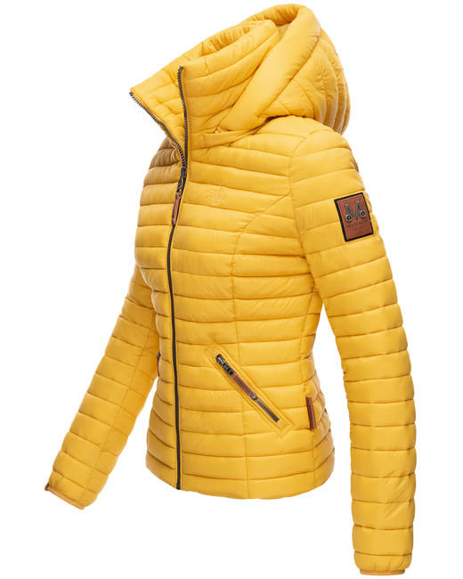 Marikoo LOWENBABY giacca transitoria da donna con cappuccio, gialla