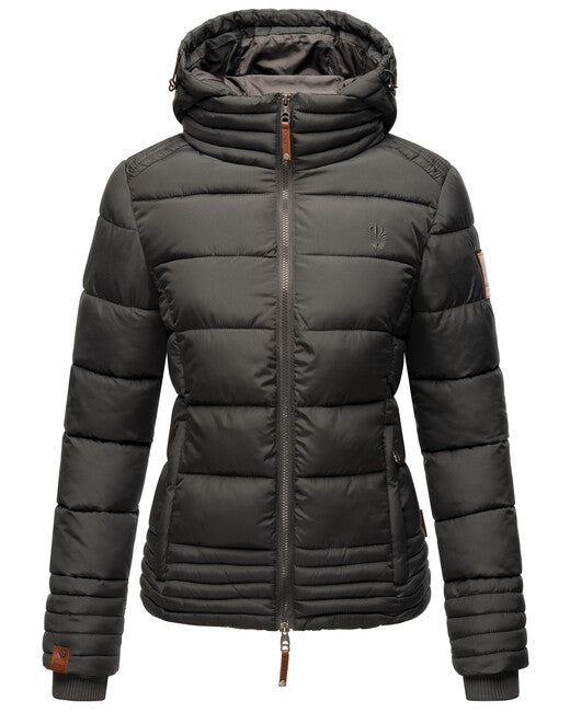 Marikoo SOLE giacca invernale da donna con cappuccio, nera