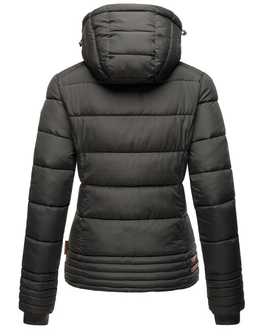 Marikoo SOLE giacca invernale da donna con cappuccio, nera
