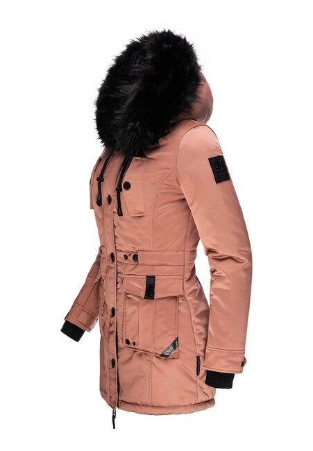Navahoo Luluna Princess giacca invernale da donna con cappuccio, terracotta