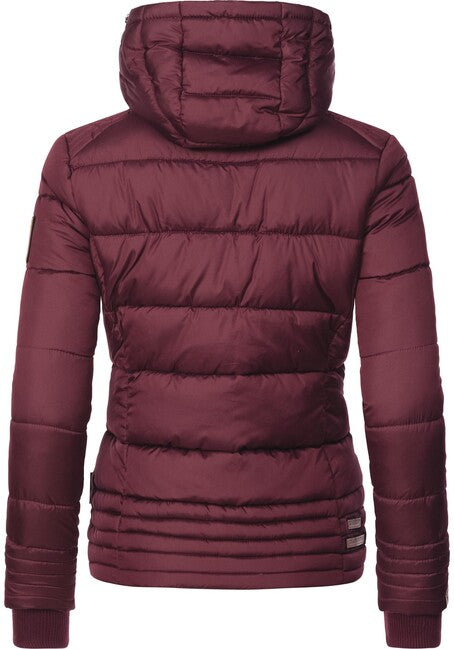 Marikoo SOLE giacca invernale da donna con cappuccio, vino