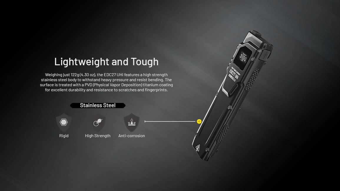 Nitecore EDC27 torcia uhi