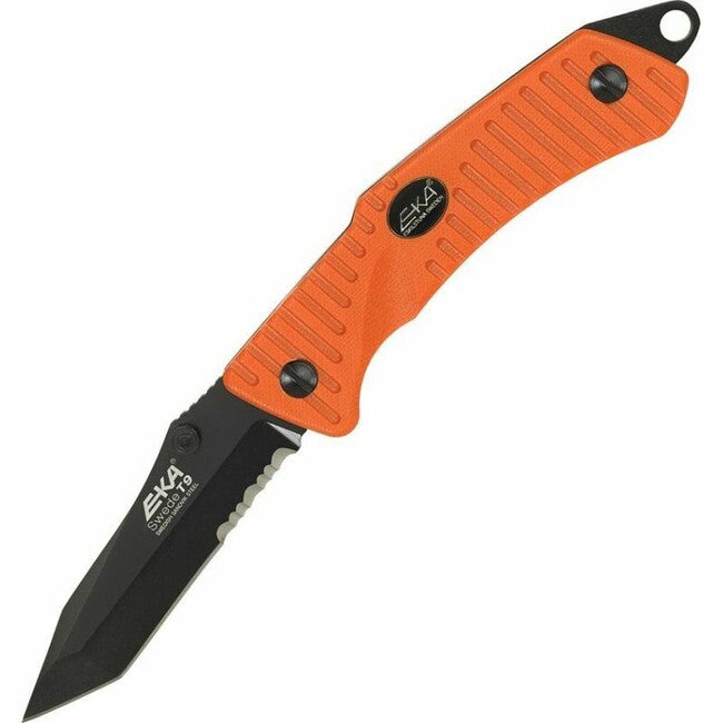 Eka Swede T9 coltello tattico 9 cm, nero, arancione, G10