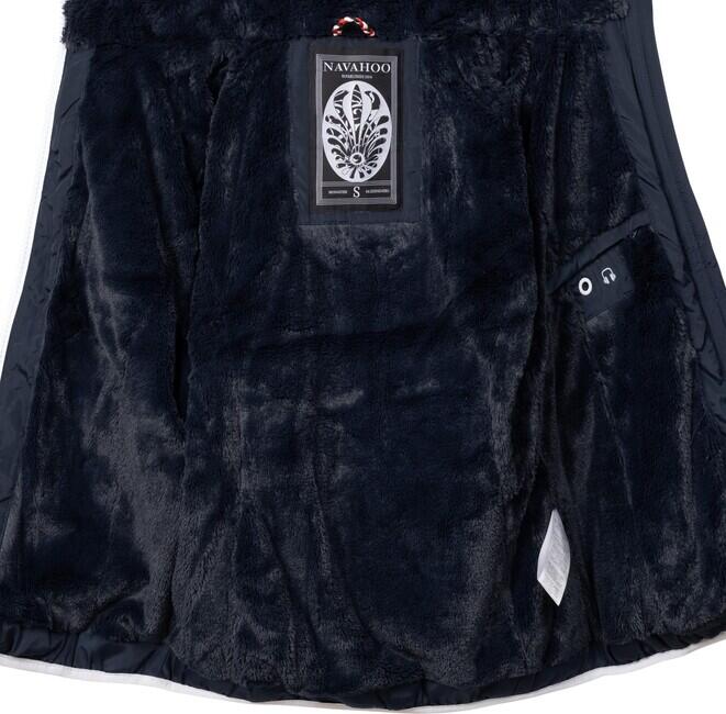 Navahoo ELVA giacca invernale con cappuccio da donna, Navy