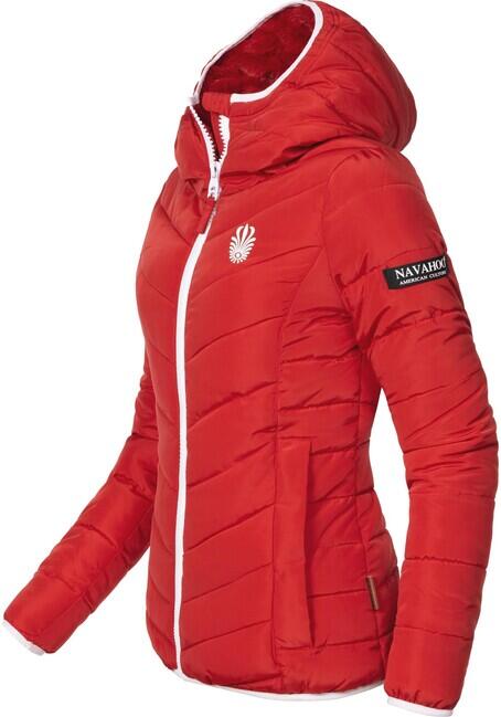 Navahoo ELVA giacca invernale con cappuccio da donna, rosso