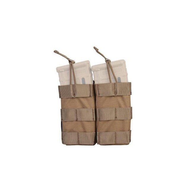 Emersongear Custodia modulare aperta per caricatori doppi per 5,56, coyote