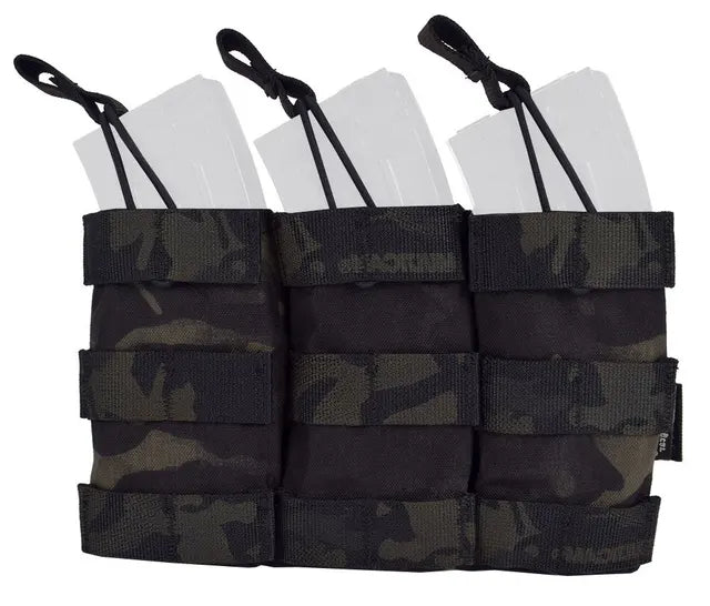 Emersongear Custodia modulare per caricatori a tripla apertura, nero multicam
