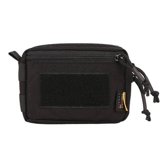 Emersongear Marsupio multifunzione con molle, nero 500D