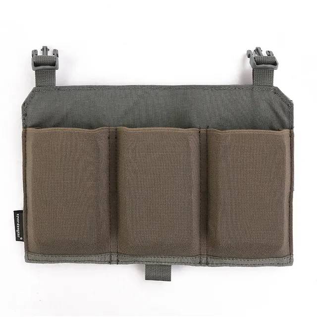Emersongear Pannello per tre caricatori M4 su gilet tattico, verde fogliame 500D