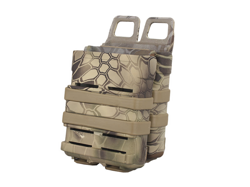 Emersongear Custodia in plastica per due caricatori Fast Mag Friction Gen 3, highlander camo