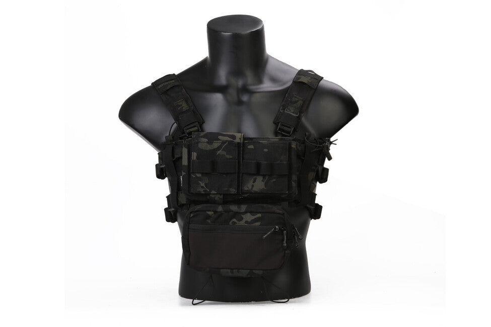 Emersongear Micro Fight Chissis MK3 gilet tattico, nero multicam