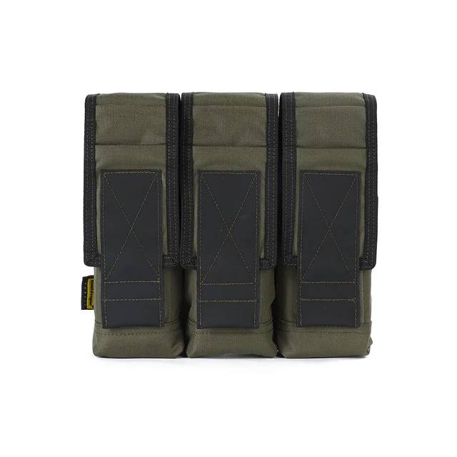 Emersongear Battlefield Custodia tripla per caricatori 7.62, verde ranger 500D