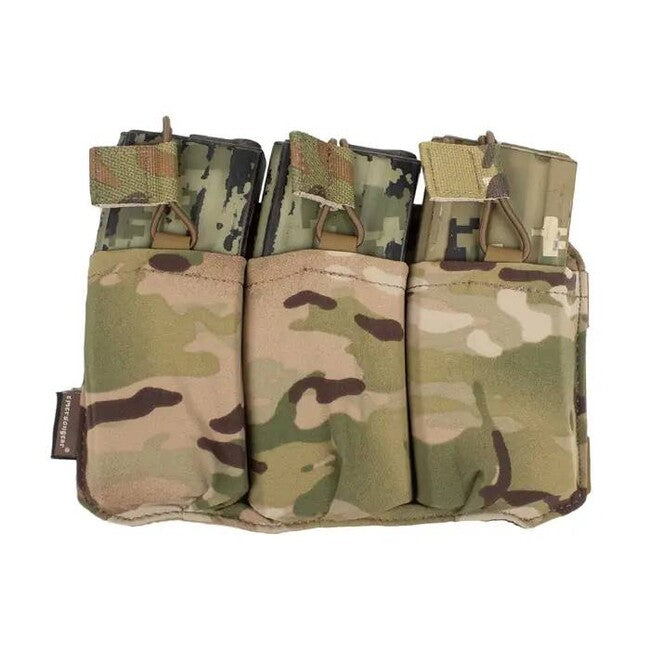 Emersongear Custodia tripla per caricatore per gilet ss tac, multicam