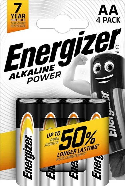 Energizer Max batteria alcalina aa/4 lr6/4, 4 pezzi
