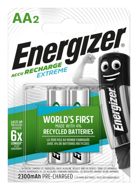 Energizer HR6 Extreme batteria ricaricabile AA 2300 FSB2, 2 pezzi