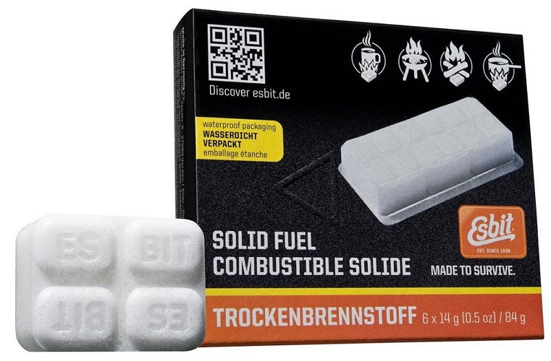 Esbit Compresse alcoliche solide 6pz x 14g