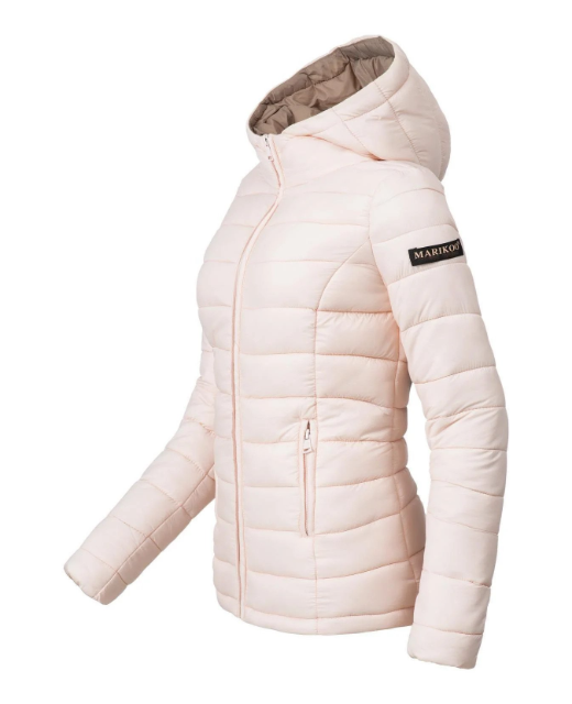 Marikoo Lucy giacca transitoria da donna con cappuccio, rosa