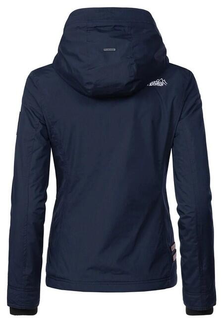 Marikoo Erdbeere giacca transitoria da donna con cappuccio, navy