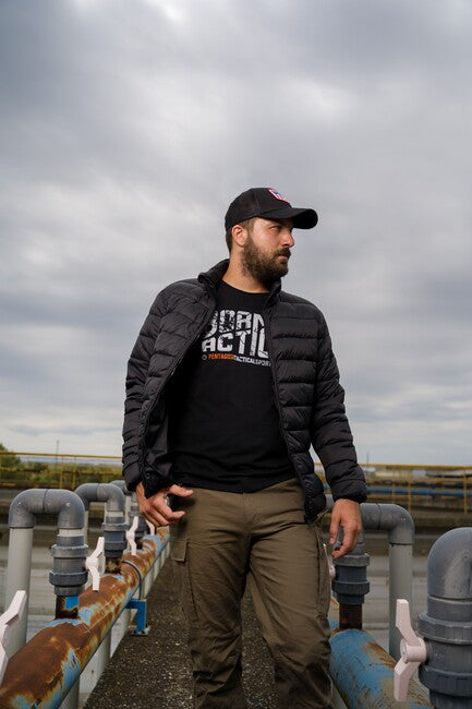Pentagon Born for Action maglietta, nera