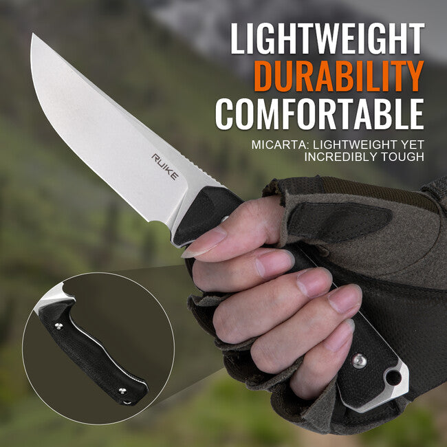 Ruike F186MB coltello, nero