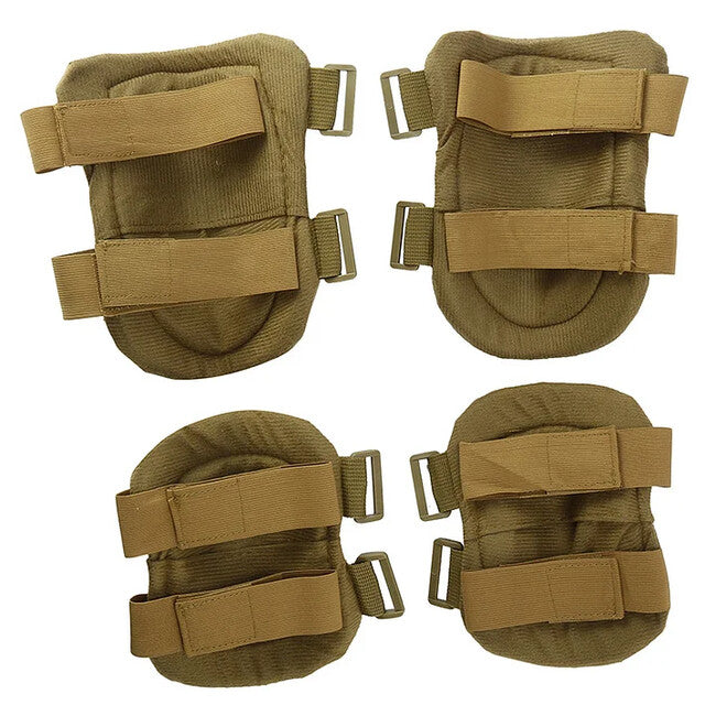 DRAGOWA Tactical Ginocchiere e gomitiere tattiche, nero