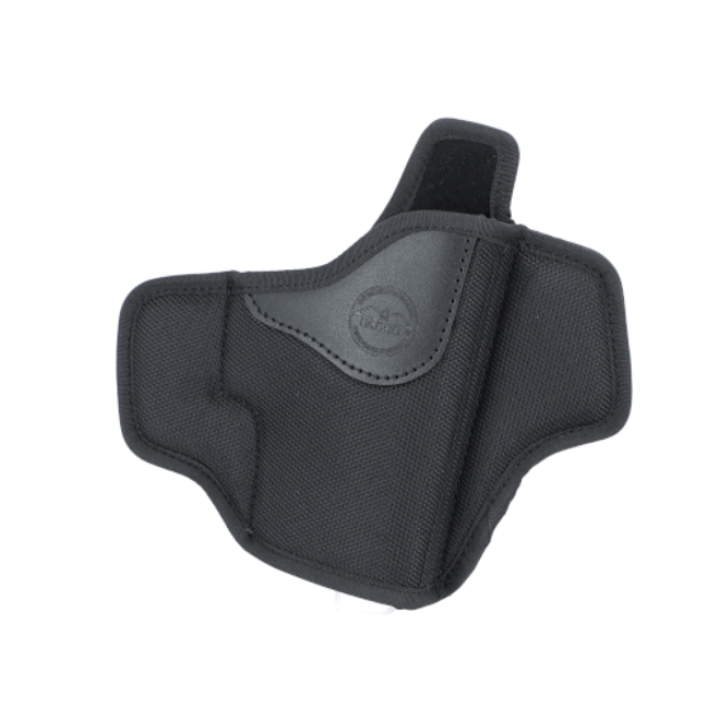 Falco Mayer OWB Glock 19 fondina da cintura aperta in nylon pancake, nera autentico