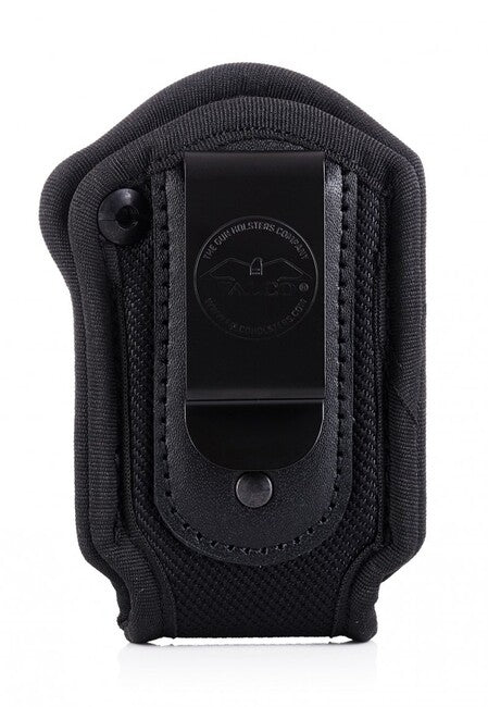 Falco F800 fondina da cintura in nylon per caricatore con fibbia e vite di ritenzione, nera destra
