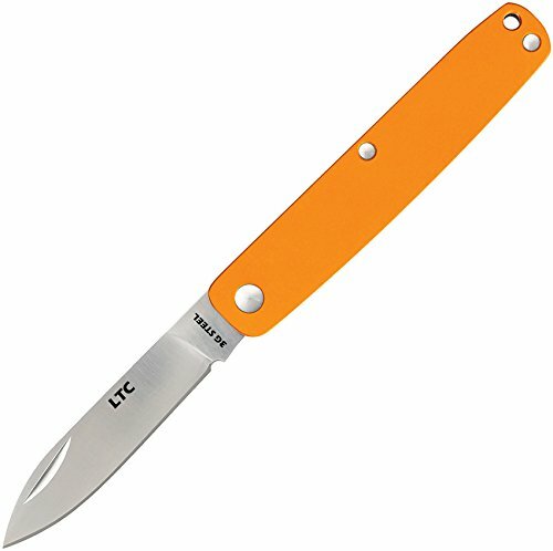 Fällkniven LTCor coltello tascabile 5,9 cm, arancione, alluminio
