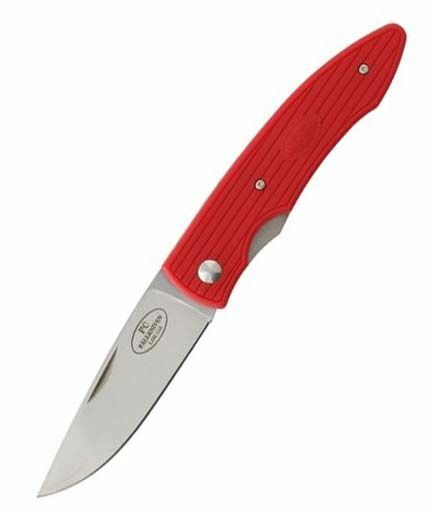 Fällkniven PCrr coltello tascabile 7,3 cm, rosso, Grilon