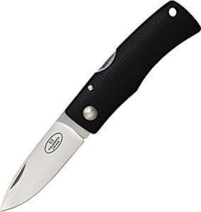 Fällkniven U2 coltello tascabile 6,4 cm, nero, grilon