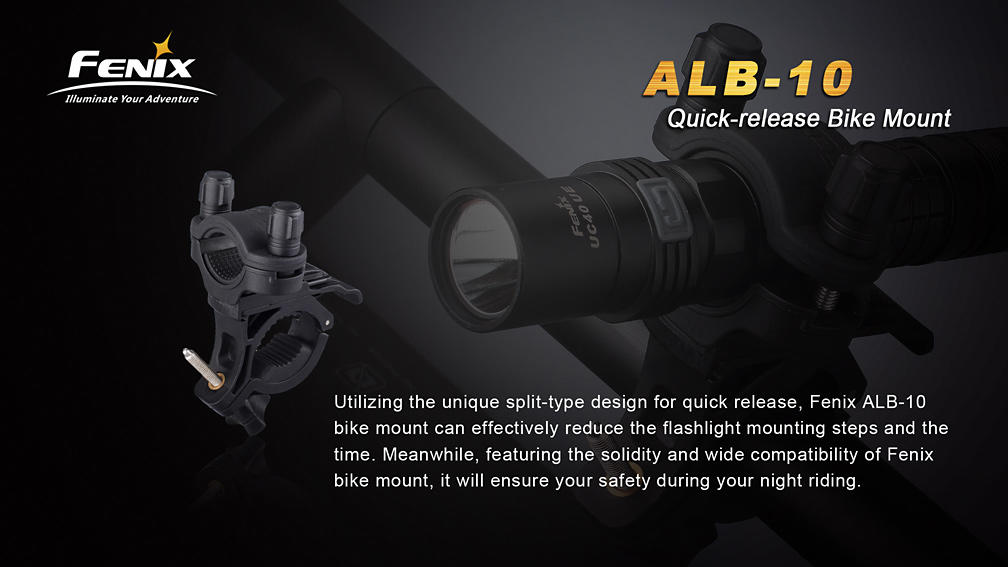 Fenix ALB-10 supporto per torce da bicicletta