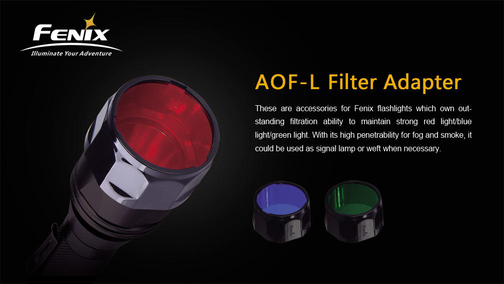 Fenix AOF-L filtro per torce, rosso