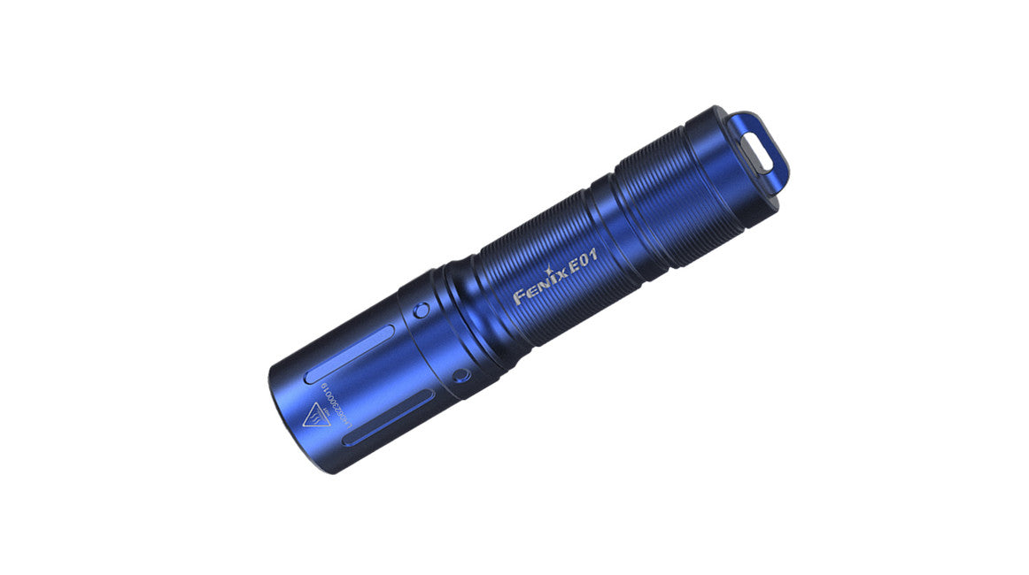 Fenix E01 V2.0 mini torcia elettrica, blu