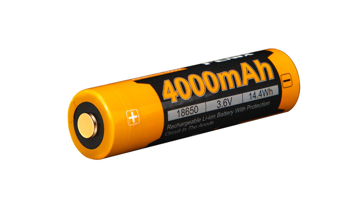 Fenix 18650 batteria ricaricabile 4000 mAh (li-ion)