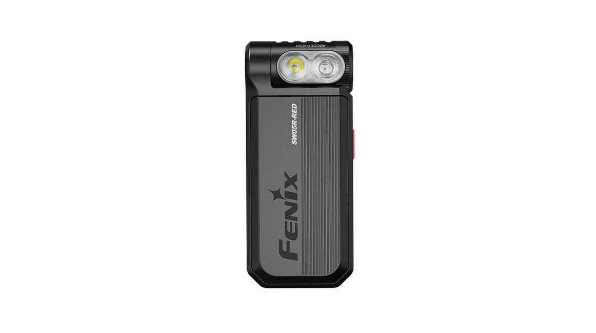 Fenix Sw05r-red torcia ricaricabile, nera