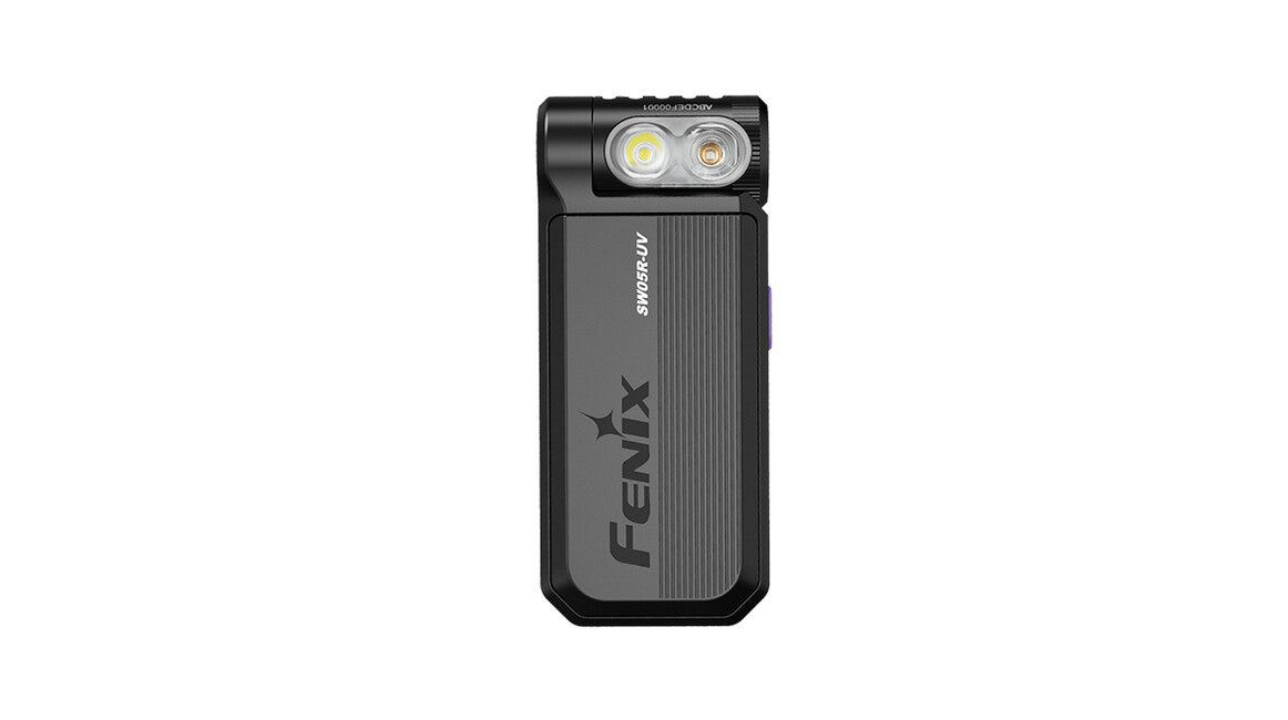 Fenix Sw05r-uv torcia ricaricabile, nera