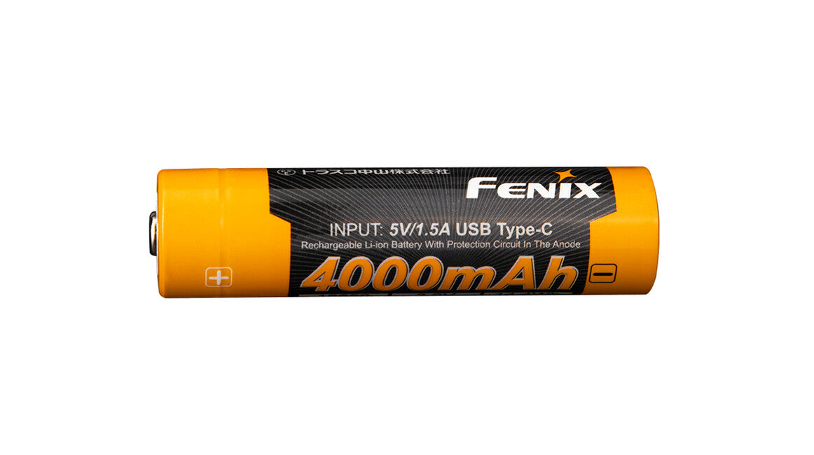 Fenix 18650 batteria ricaricabile usb-c 4000 mAh (Li-Ion)