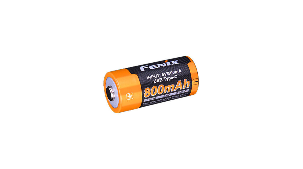 Fenix RCR123A batteria ricaricabile 800 mAh USB-C li-ion