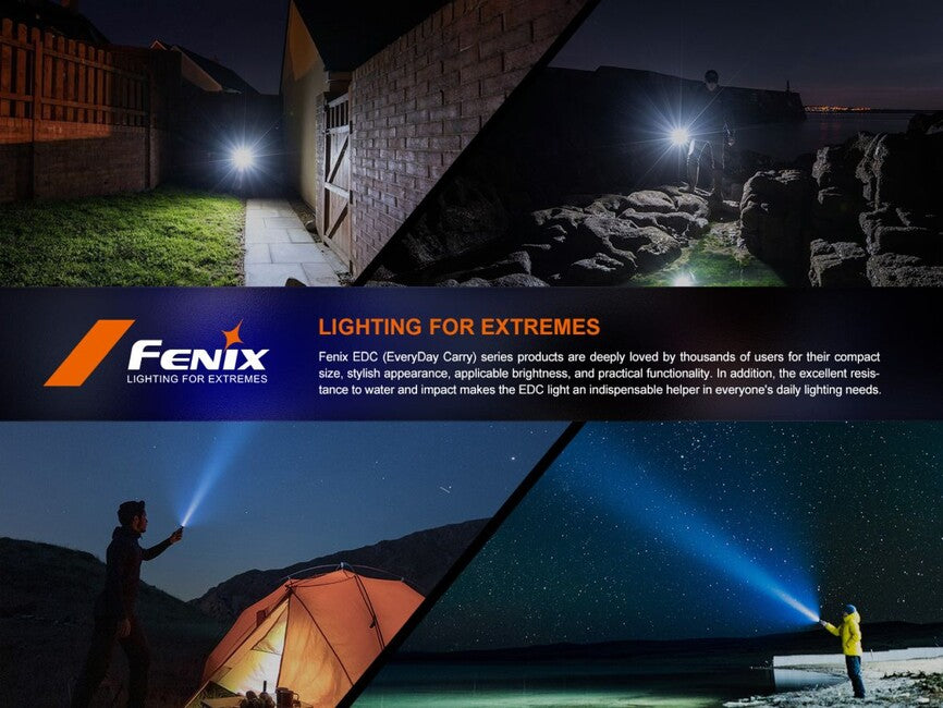 Fenix E18R V2.0 GE torcia ricaricabile, nera