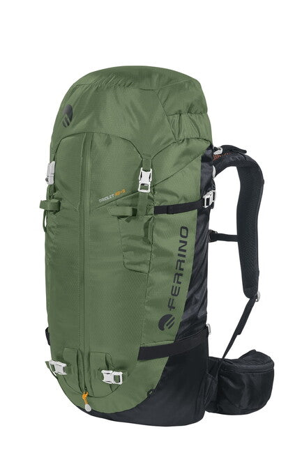 Ferrino Triolet zaino da arrampicata 48+5 L, verde