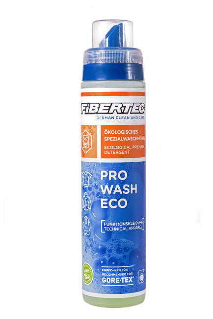 Fibertec Pro Wash Eco detergente concentrato per capi impermeabili e traspiranti 250 ml