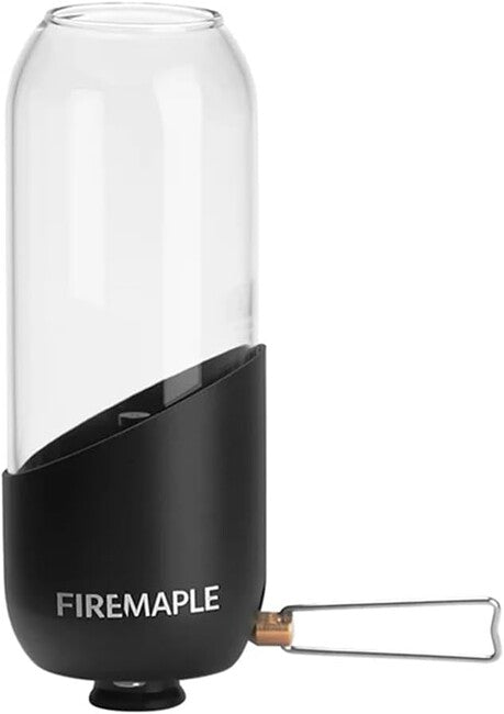 Fire Maple lampada a gas con vetro borosilicato, nero