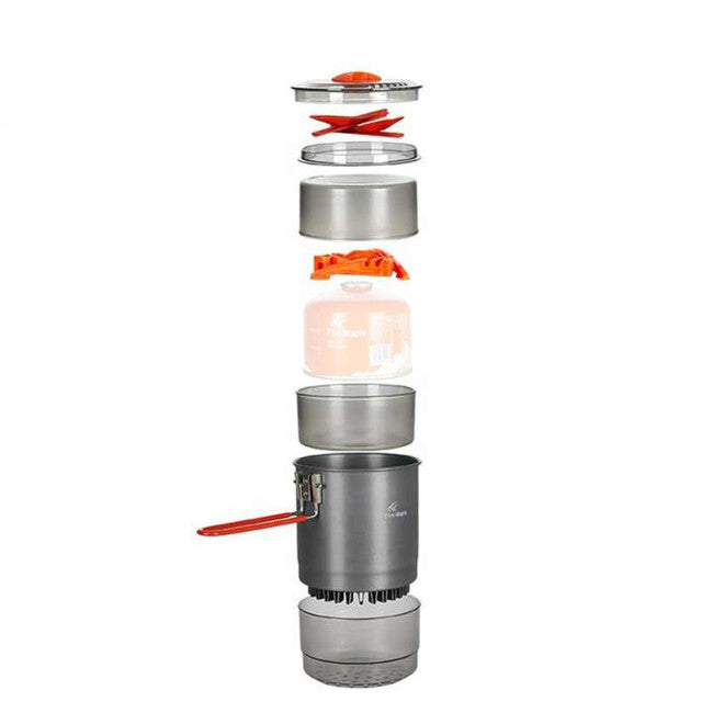 Fire Maple Steam Kit kit da cucina per viaggiatori solitari