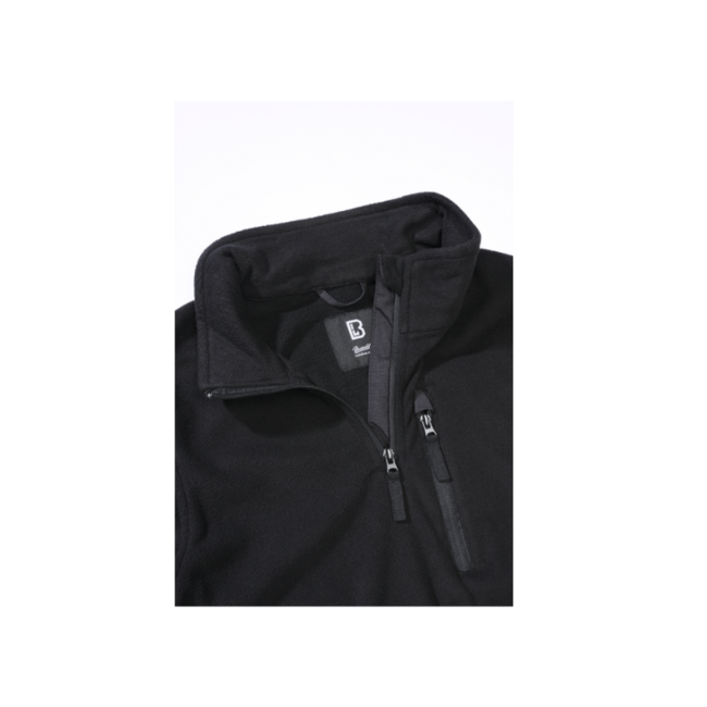 Brandit Troyer Fleece giacca in pile, nera