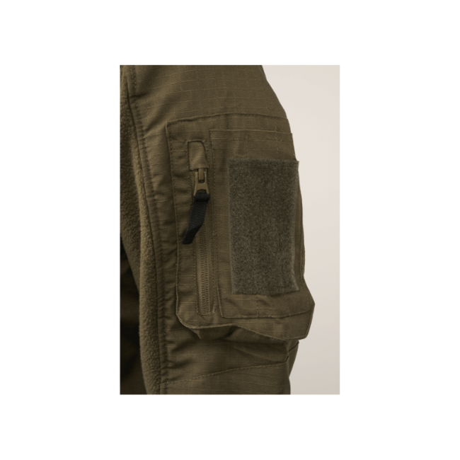 Brandit Giacca in pile Giacca in pile Ripstop, Olive
